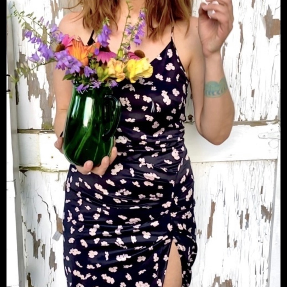 Satrapy floral midi dress by Leith